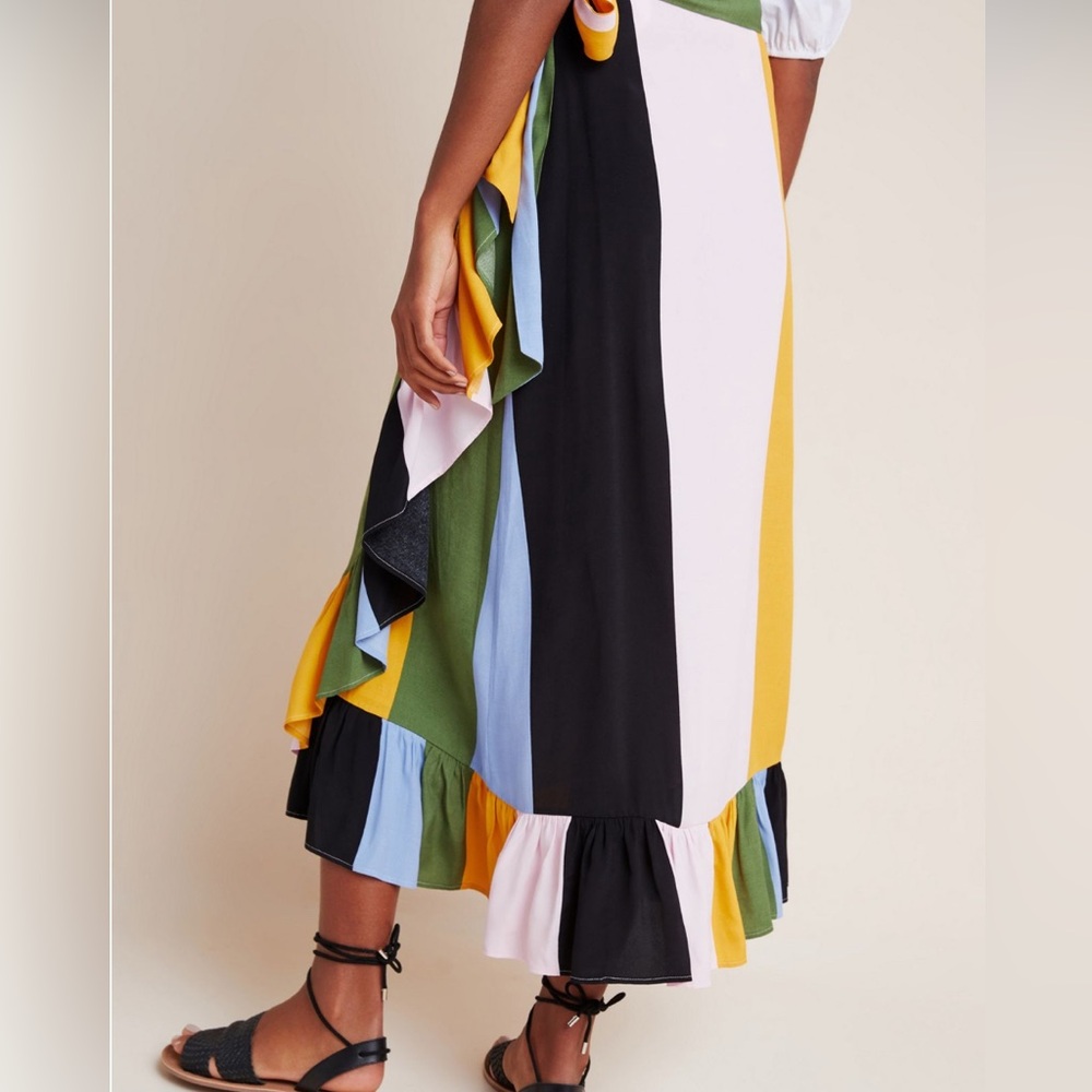 Anthropologie maxi wrap skirt - Picture 3 of 5